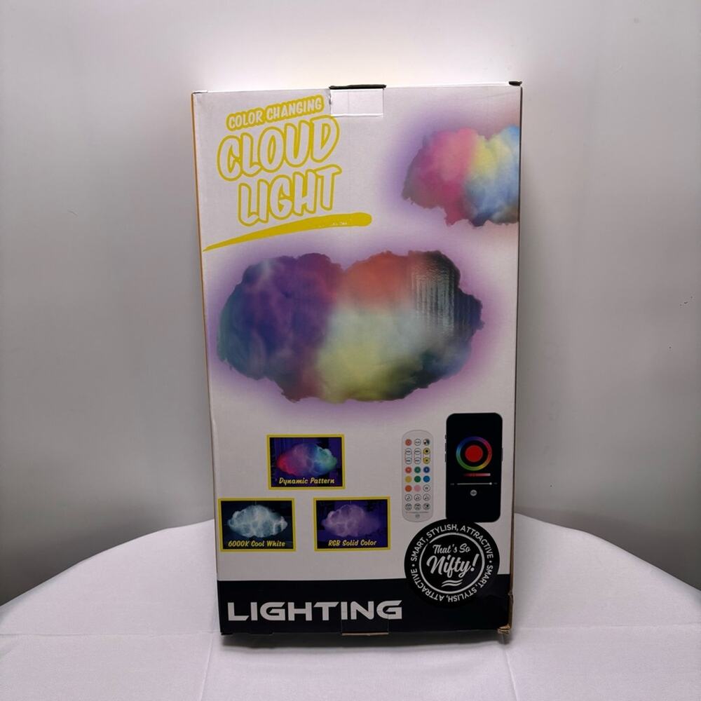 Color Changing Cloud Light with Remote - Picture 2 of 3